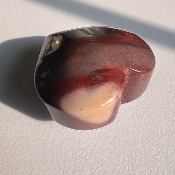 Mookaite Jasper Crystal Heart (#3) - Picture 4 of 10